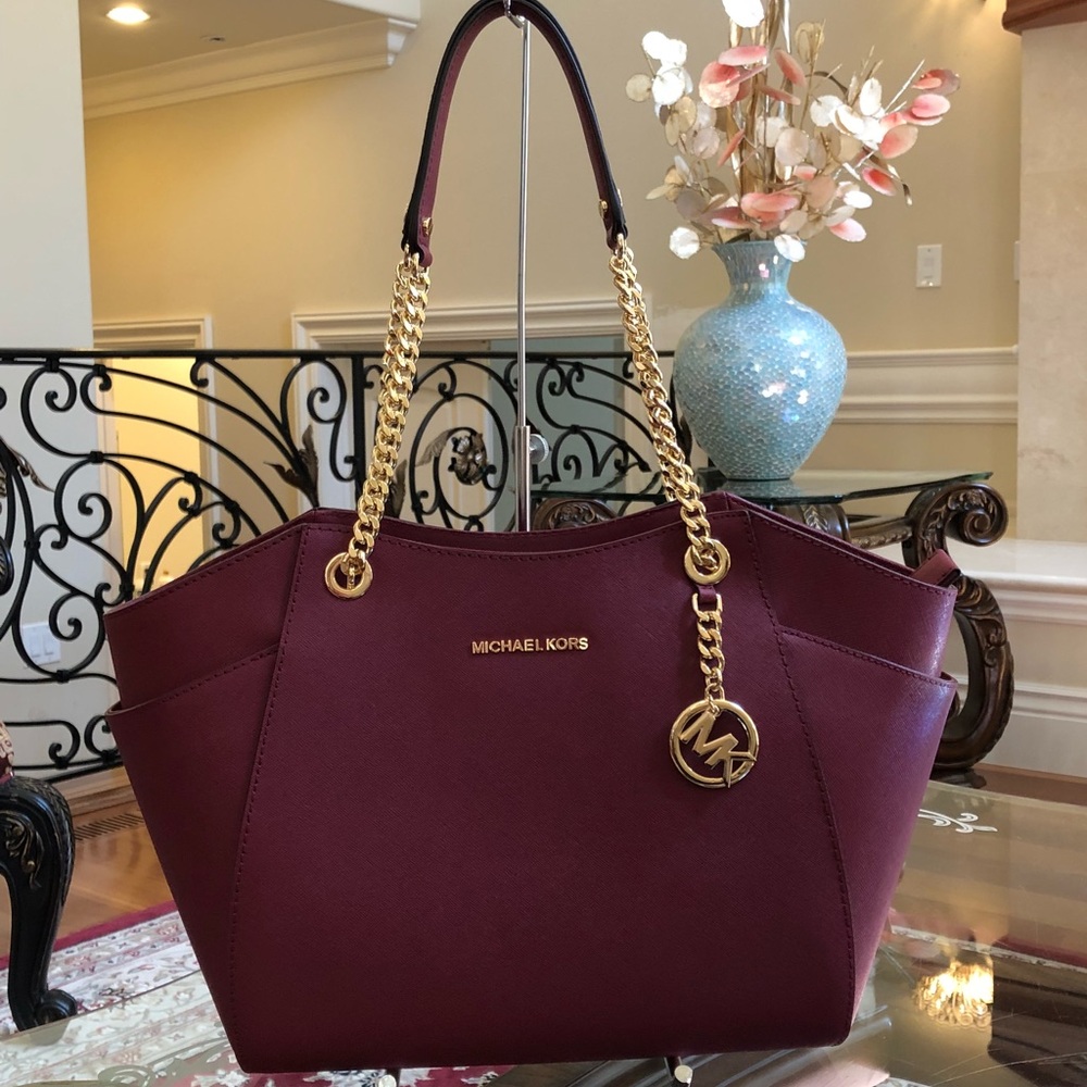 Authentic Michael Kors jet set handbag&wallet&pom - Picture 3 of 8